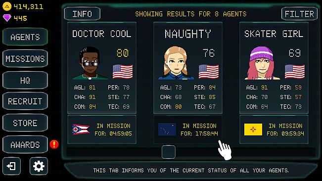 Agent Team Simulator - USA Campaign