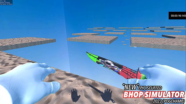 *NEW* SCUFFED EPIC BHOP SIMULATOR 2023 (POG CHAMP)