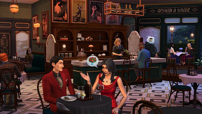 The Sims 4 Cozy Bistro Kit