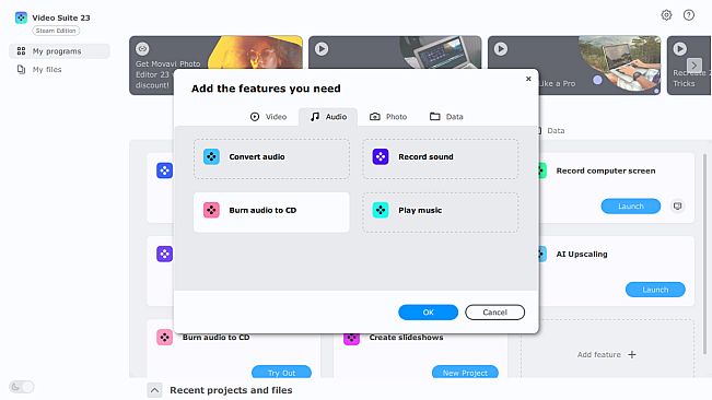 Movavi Video Suite 2023 Steam Edition - An all-in-one video maker: an editor, converter, screen recorder, and more!