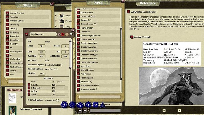 Fantasy Grounds - Rolemaster Companion I