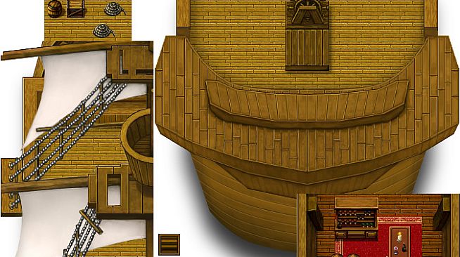 RPG Maker VX Ace - Pirate Ship Tiles