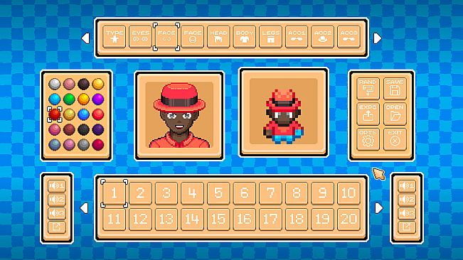 Pixelart Character Creator