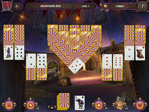 Dark Solitaire. Mystical Circus