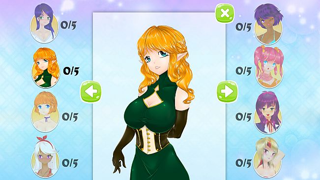 Mahjong Pretty Manga Girls