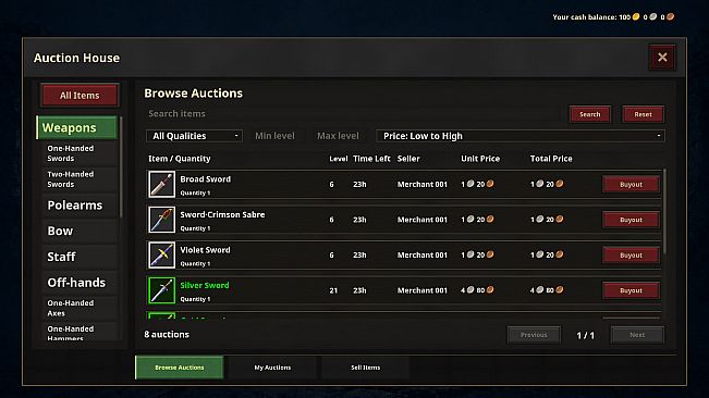 Fantasy Auction House
