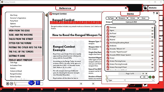 Fantasy Grounds - Cyberpunk Red: Core Rulebook