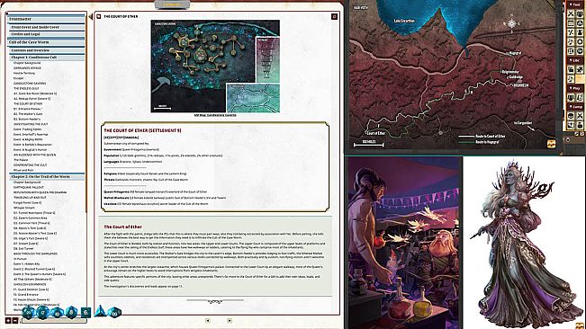 Fantasy Grounds - Pathfinder 2 RPG - Sky King's Tomb AP 2: Cult of the Cave Worm
