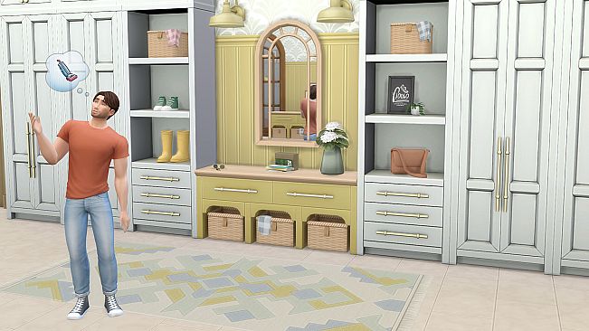 The Sims 4 Grange Mudroom Kit