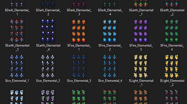 RPG Maker MV - MT Tiny Tales Battlers - Elemental Forces