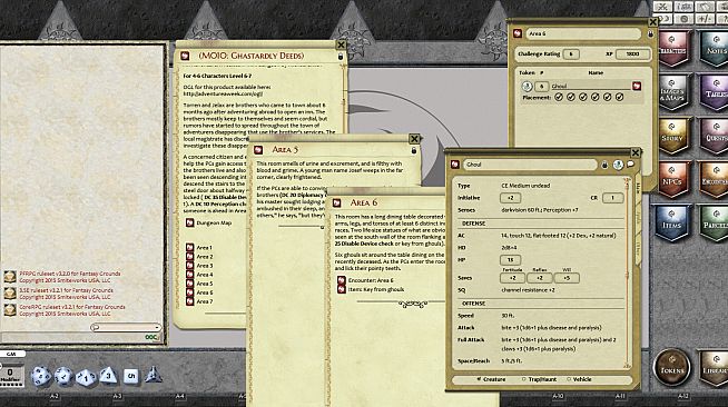 Fantasy Grounds - Mini-Dungeon #010: Ghastardly Deeds (PFRPG)