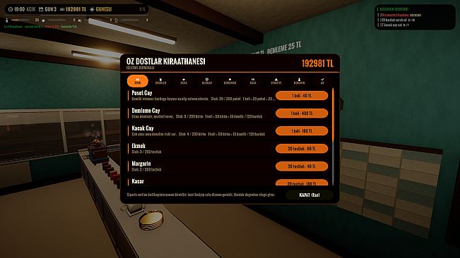 Çay Ocağı Simulator