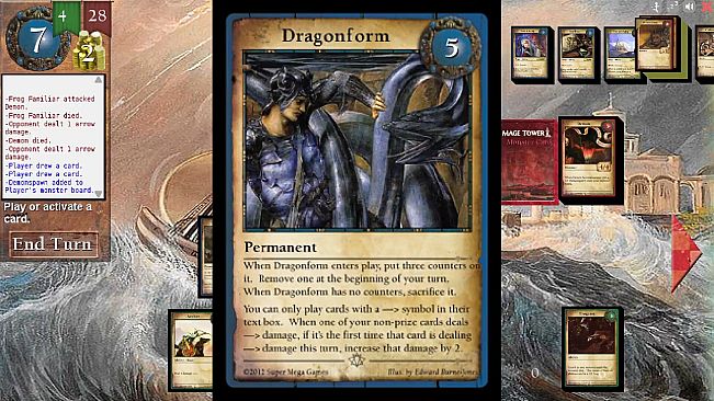 Mage Tower, A Tower Defense Card Game