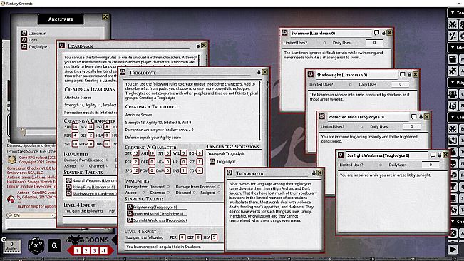 Fantasy Grounds - Shadow of the Demon Lord Monstrous Pack 2 - The Monstrous Humanoids