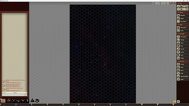 Fantasy Grounds - Starfinder RPG - Starfinder Flip-Mat - Basic Starfield