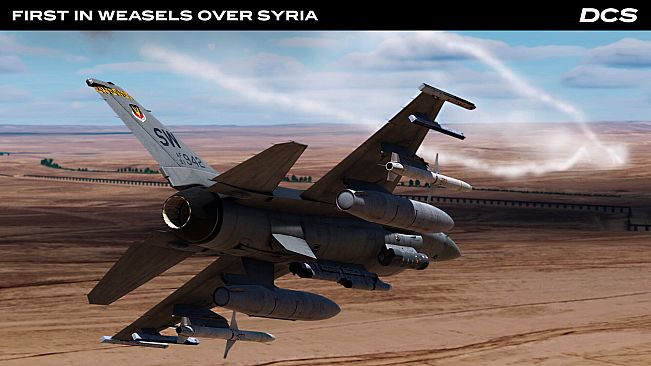 DCS: F-16C First in Weasels Over Syria Campaign by Ground Pounder Sims