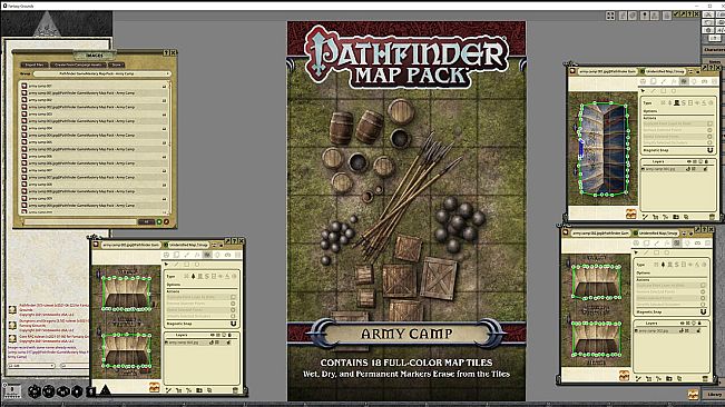 Fantasy Grounds - Pathfinder RPG - GameMastery Map Pack: Mines