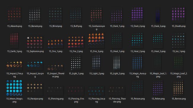 RPG Maker MV - Pixelated Animations Pack Vol.1