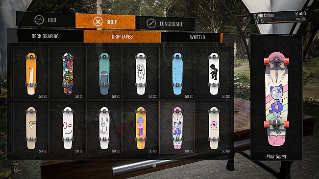 Longboard Skate Downhill Simulator