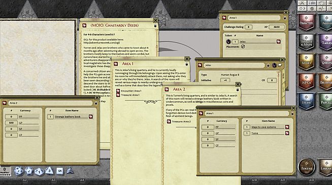 Fantasy Grounds - Mini-Dungeon #010: Ghastardly Deeds (PFRPG)