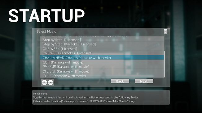 SHOWMAKER CHA-LA-HEAD-CHA-LA (karaoke version)