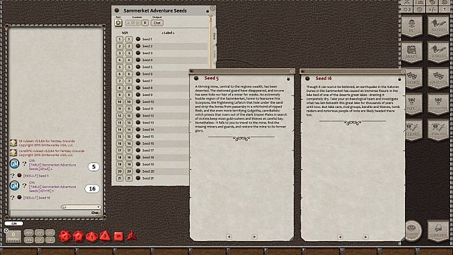 Fantasy Grounds - Meanders Map Pack: Sammerket Sands (Map Pack)