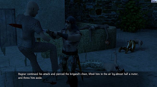 Non-Linear Text Quests - The Barbarian and the Subterranean Caves