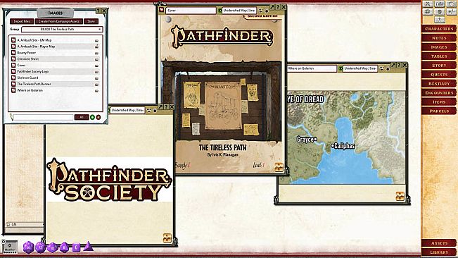 Fantasy Grounds - Pathfinder 2 RPG - Pathfinder Bounty #8: The Tireless Path