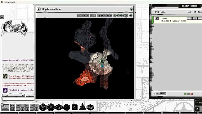Fantasy Grounds - Leadrot Mine for Shadowdark RPG