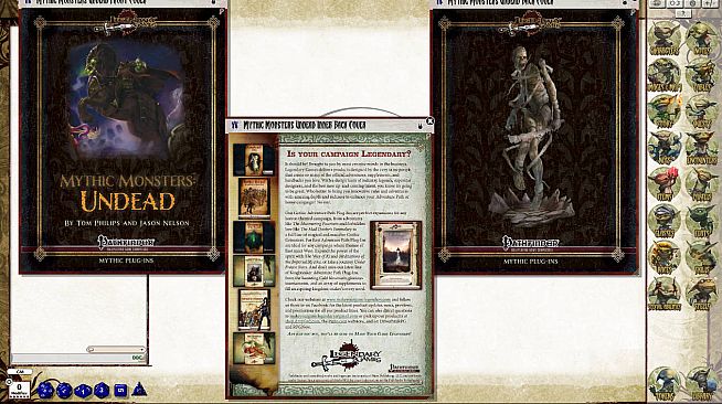 Fantasy Grounds - Mythic Monsters #9: Undead (PFRPG)