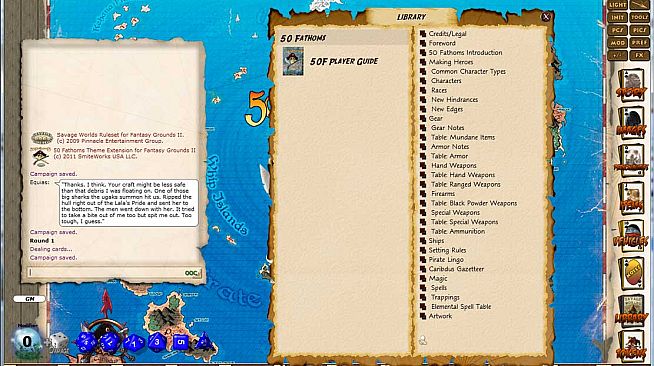Fantasy Grounds - 50 Fathom's Player's Guide (Savage Worlds)