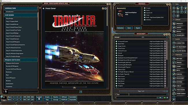 Fantasy Grounds - Traveller - High Guard Update 2022
