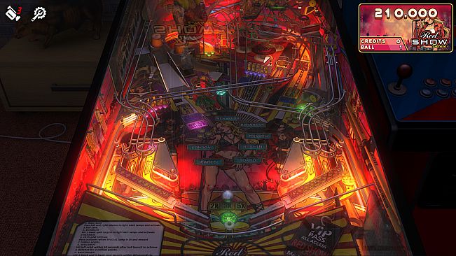 Zaccaria Pinball - Red Show Deluxe Pinball Table