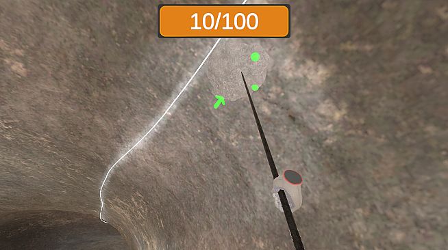 Underground roof fall hazard assessment VR Training