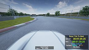 1980s & 90s Style - Retro Track Car Racer