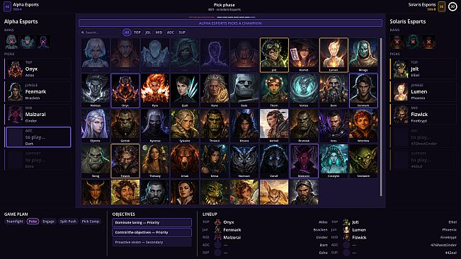 Esport Manager: Last Pick