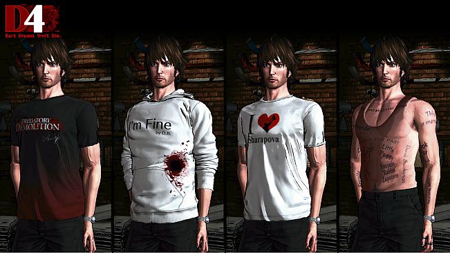 D4: SWERY's Choice Costume Set -4 Bottles of Tequila-