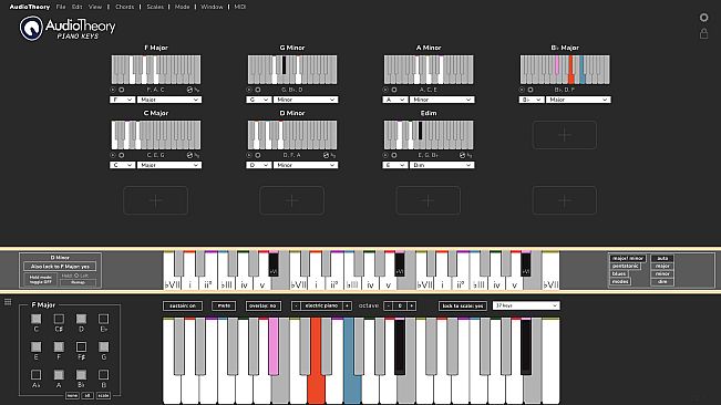 AudioTheory Piano Keys