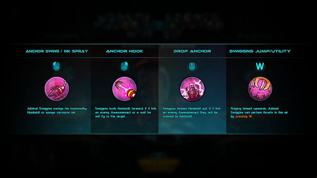 Admiral Swiggins - Awesomenauts Character