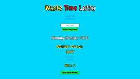 Waste Time Lotto