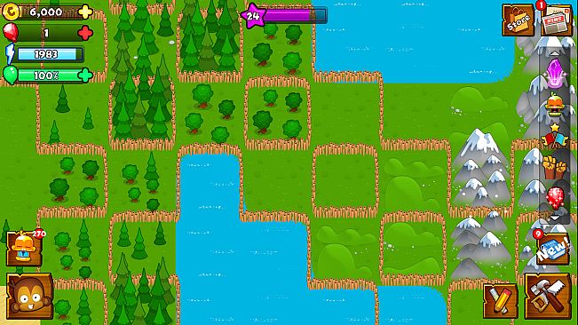 Bloons Monkey City - Bamboo City Walls