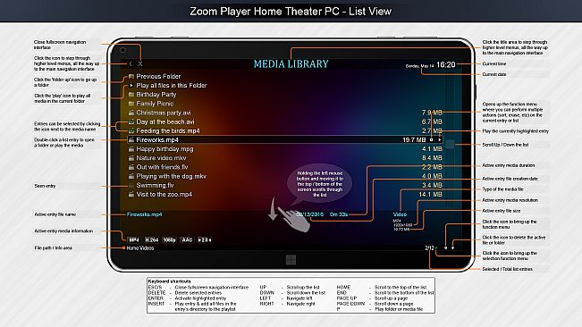 Zoom Player : Steam Edition