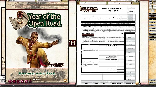 Fantasy Grounds - Pathfinder 2 RPG - Pathfinder Society Quest #2: Unforgiving Fire