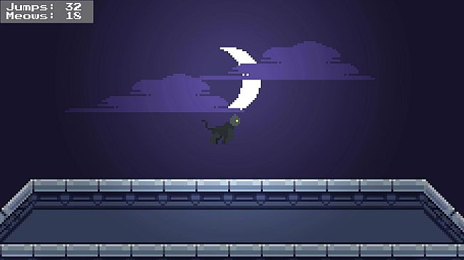 Rooftop Rascal: The Midnight Cat