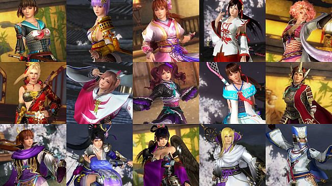 Samurai Warriors Mashup Set