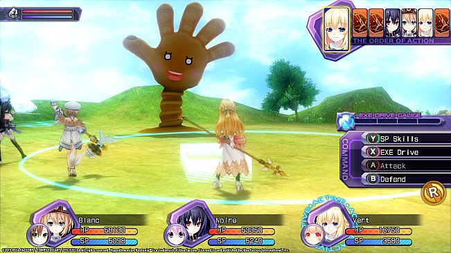 Hyperdimension Neptunia Re;Birth1 Giant Island Dungeon