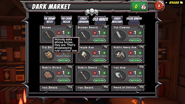 Dark Workshop Simulator