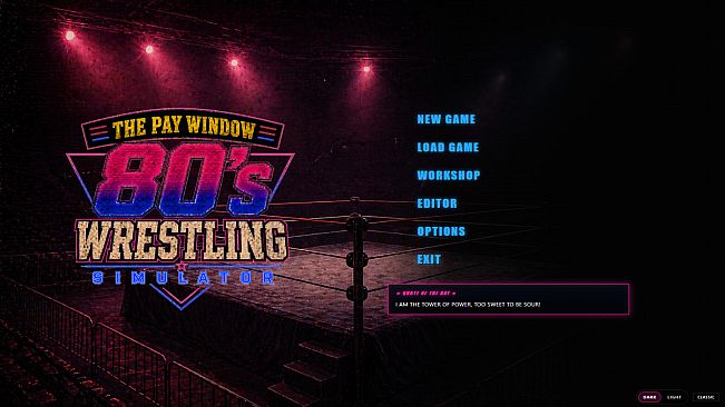 The Pay Window: 80s Wrestling Simulator