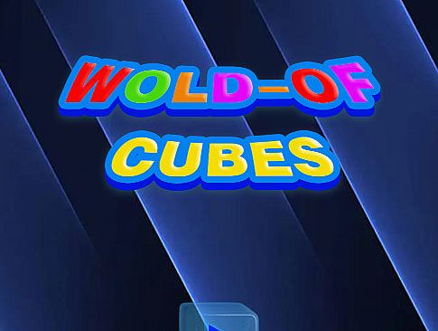 World of Cubes - sky blue