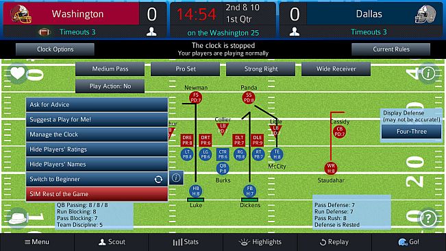 Pro Strategy Football 2021